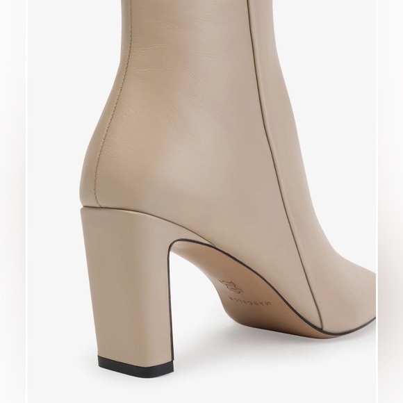 Marcella NYC boutique Dorset Narrow Heel Boots in Sand - Picture 4 of 11
